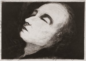 Vincent van Gogh op zijn sterfbed