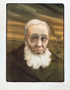 Portret van Paul Kruger (1825-1904) door Paul (after) Berthon