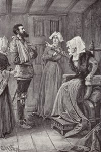 Illustratie voor The Cloister and The Hearth door Charles Reade door Paul (after) Hardy