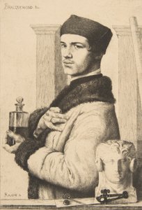 Portret van Félix Bracquemond in 1852, 1878