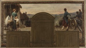 Schets voor het stadhuis van Saint-Maur-des-Fossés: Moederschap en Vaderland - De verdediging van het Vaderland