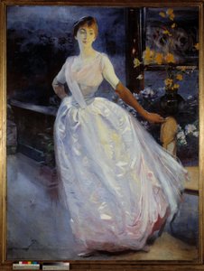 Portret van Madame Roger Jourdain, vrouw van de schilder door Paul Albert Besnard