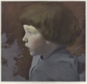 Schets voor een portret van een kind