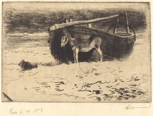 Kleine Ezel in Berck Un petit ane à Berck, 1897