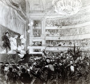 De slag om Hernani in de Comédie Française op 25 februari 1830, 1909