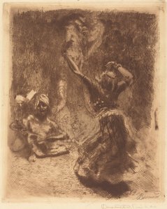 De Danseres van Tanjore La bayadère de Tanjore door Paul Albert Besnard