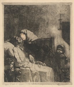 Het einde La Fin de Tout, 1883 door Paul Albert Besnard