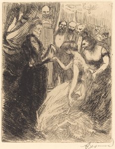 De Presentatie La présentation, 1900 door Paul Albert Besnard