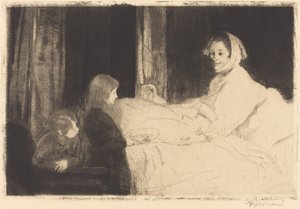 De zieke moeder La mère malade, 1889