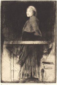 Vrouw in een Cape, 1889