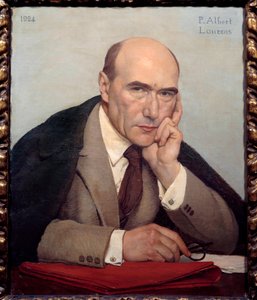 Portret van de Franse schrijver Andre Gide (1869-1951) door Paul Albert Laurens