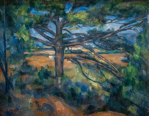 Grote den bij Aix door Paul Cézanne