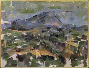 De berg Sainte-Victoire door Paul Cézanne