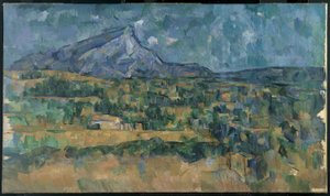 Mont Sainte-Victoire door Paul Cézanne