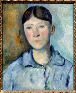 Portret van Madame Cezanne (geboren Hortense Fiquet)