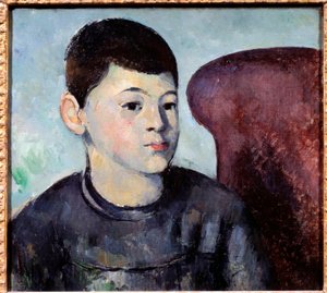 Portret van de zoon van de kunstenaar door Paul Cézanne