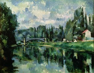 De oevers van de Marne bij Creteil, c.1888 door Paul Cézanne