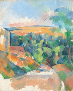 De Bocht in de Weg door Paul Cézanne