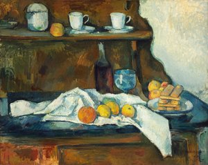 Het buffet door Paul Cézanne