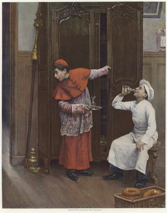Twee jonge jongens in kostuums door Paul Charles Chocarne Moreau