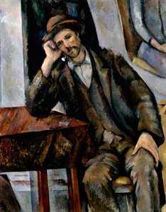 Een Roker, 1890-1892 door Paul Cézanne