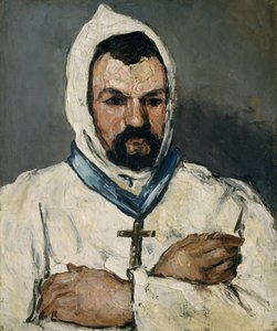Antoine Dominique Sauveur Aubert geboren 1817, de Oom van de Kunstenaar, als Monnik, 1866 door Paul Cézanne