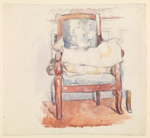 Fauteuil, ca. 1885-90 door Paul Cézanne
