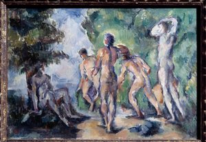 Badhers door Paul Cézanne