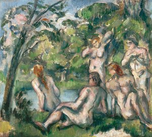 Baders door Paul Cézanne