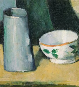 Kom en Melkkannetje door Paul Cézanne