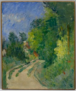 La Route tournante in het kreupelhout door Paul Cézanne