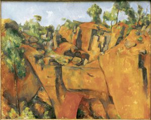 De carrière van Bibémus (De steengroeve van Bibémus) door Paul Cézanne