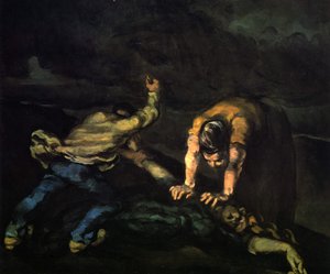 De moord door Paul Cézanne