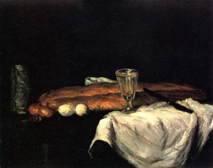 Brood en eieren door Paul Cézanne