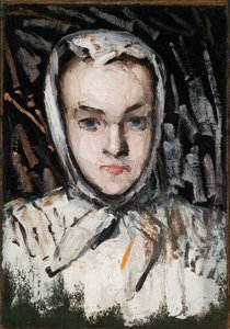 Marie Cézanne, de zus van de kunstenaar door Paul Cézanne