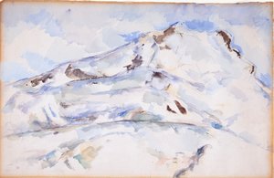 Mont Sainte-Victoire door Paul Cézanne