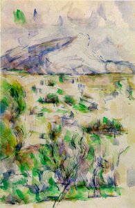 Mont Sainte Victoire vanaf les Lauves, 1902-06