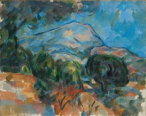 Mont Sainte-Victoire. Om 1904 door Paul Cézanne