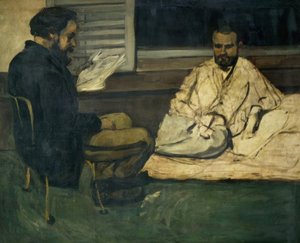 Paul Alexis leest aan Emile Zola door Paul Cézanne