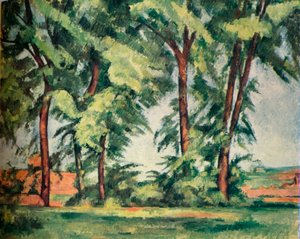 Hoge Bomen bij de Jas de Bouffan, c1883, 1929