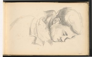 De Zoon van de Kunstenaar door Paul Cézanne