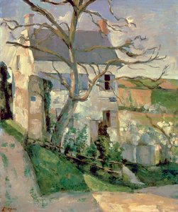 Het Huis en de Boom, ca. 1873-74 door Paul Cézanne