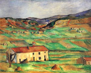 Omgeving van Gardanne door Paul Cézanne