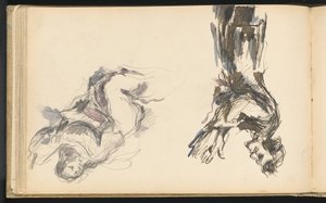 Victor Chocquet en een Engel voor "De Apotheose van Delacroix"