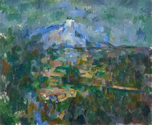 Uitzicht op Montagne Sainte-Victoire vanuit Lauves