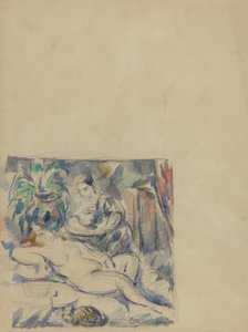 Wakker worden [achterzijde], ca. 1880