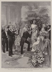 Het Festival ter Ere van Madame Sarah Bernhardt in Parijs door Paul Destez