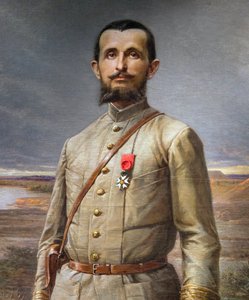 (detail) Le commandant Marchand door Paul Dominique Philippoteaux