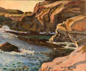 Californische kliffen door Paul Dougherty