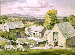 Een Cotswold boerderij, 1928